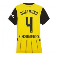 Camiseta Borussia Dortmund Nico Schlotterbeck #4 Primera Equipación para mujer 2024-25 manga corta